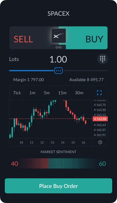 Starten Sie den Handel mit SpaceX-CFDs
